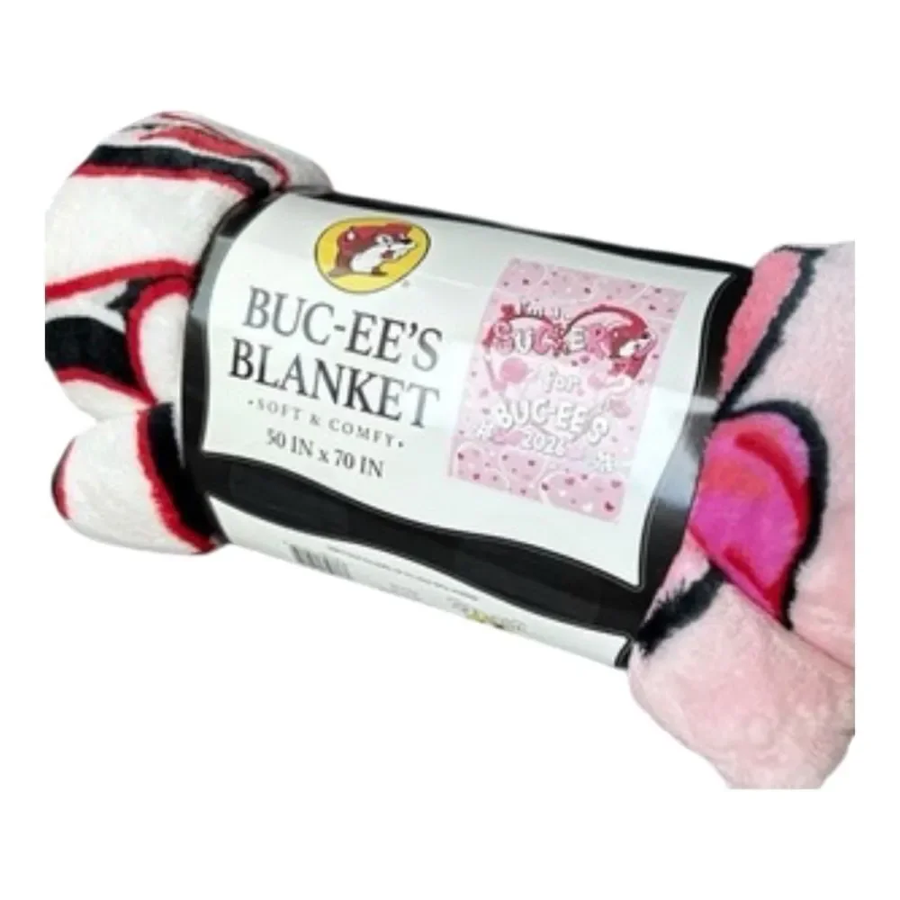 Buc-ee’s 2026 Valentines Soft & Comfy 50”x70” Limited Edition Blanket BUCC-EES